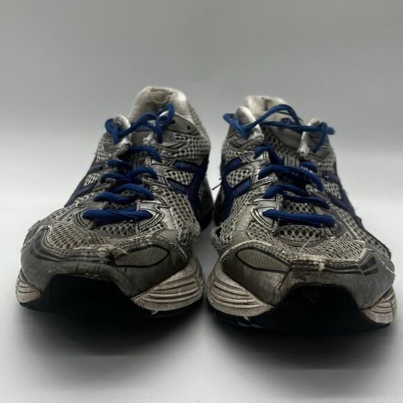 Asics GT-2170 Mens Size 10 Gray/Blue Mesh Athletic Running Shoes Sneakers BEATER - Picture 2 of 15